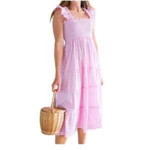 Hill House The Ellie Nap Dress Pink Gingham